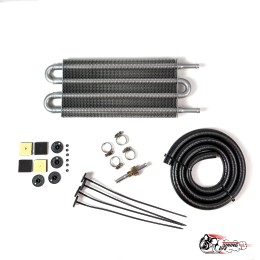 Радиатор дополнительный охлаждения АКПП 4 ряда (серый)