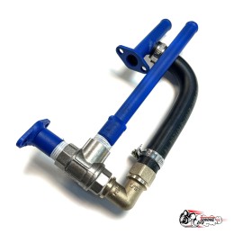 Кран отопителя печки с байпасом GTS НИВА (без кондиционера) v.2