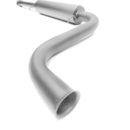 Резонатор ДК про ВАЗ 1117-2194 без гофры, ушастый фланец