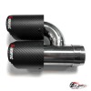 Насадка на глушитель Akrapovic Style h внутренняя (правая, мат, 2х89mm)