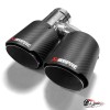 Насадки на глушитель Akrapovic Style h внутренние(комплект, мат, 2х89mm)