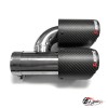 Насадка на глушитель Akrapovic Style h внутренняя (левая, мат, 2х89mm)