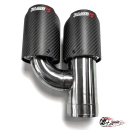 Насадка на глушитель Akrapovic Style h внутренняя (левая, мат, 2х89mm)