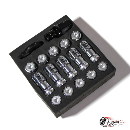 Гайки колесные Volk Racing Formula Nut серебро (М12х1.25)