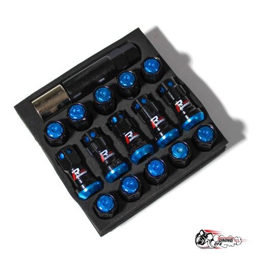 Гайки колесные MAX GUARD бирюзовые (М12х1.25)