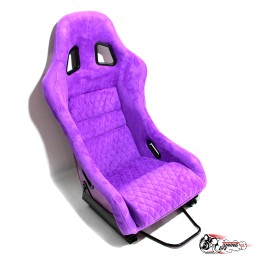 Спортивное сиденье (ковш) Recaro, фиолетовый (замша)