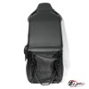 Спортивное сиденье (ковш) Recaro, красная клетка (кожа + ткань)