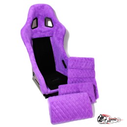 Спортивное сиденье (ковш) Recaro, фиолетовый (замша)