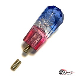Насадка на рычаг КПП "JDM" 10см, (синий, белый, красный)