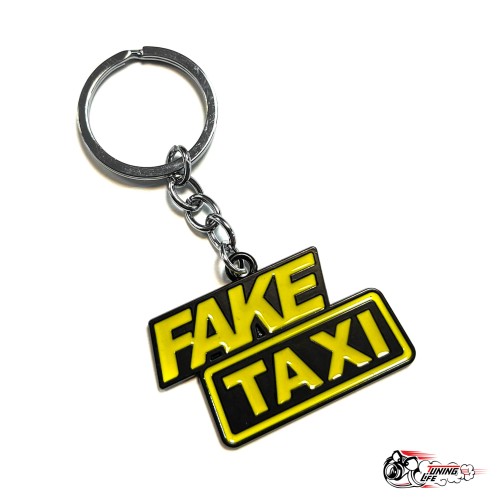 Брелок стальной "FAKE TAXI"