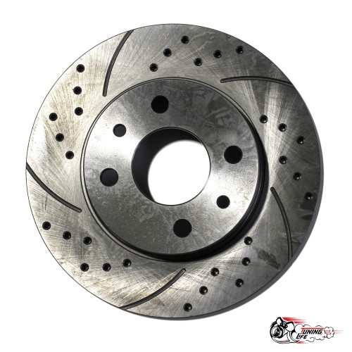 Задние дисковые тормоза "Заводской Тюнинг" для автомобилей ВАЗ 2108 -2115,Приора/Калина/Гранта под АБС, перфорация