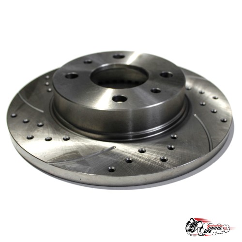 Задние дисковые тормоза "Заводской Тюнинг" для автомобилей ВАЗ 2108 -2115,Приора/Калина/Гранта под АБС, перфорация