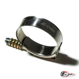 Хомут T-bolt с пружиной (57-65мм)