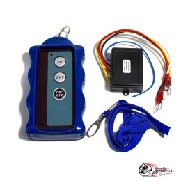 Пульт дистанционного управления для лебедки 12V (влагозащитный корпус, силиконовый чехол)
