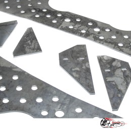 Усилители передних лонжеронов НИВА L - 3мм (комплект)