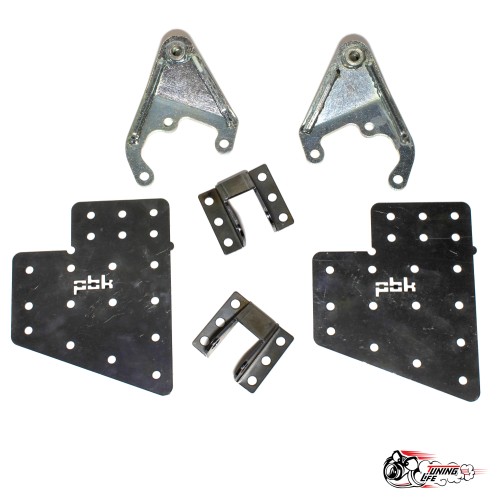 Перенос задних амортизаторов Нива под кронштейны нового образца (лифт +50)