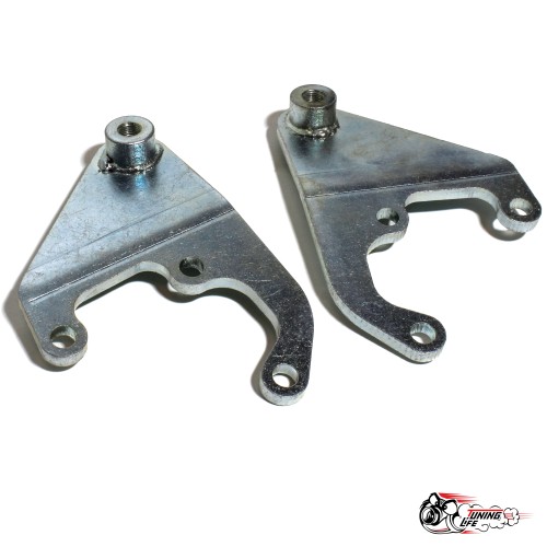 Перенос задних амортизаторов Нива под кронштейны нового образца (лифт +50)