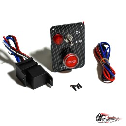 Панель зажигания вертикальная универсальная 1 тумблер