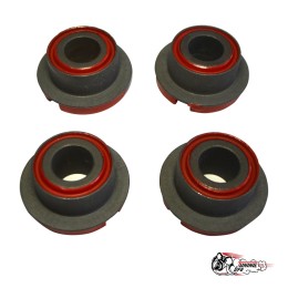 Шарниры растяжки передней подвески (Ромашки) ВАЗ 2108/2110/2170/1118/2190 (4шт) красный