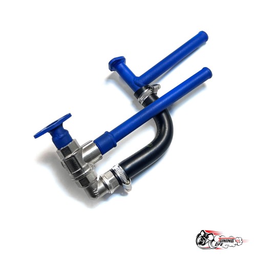 Кран отопителя печки с байпасом GTS НИВА (без кондиционера)