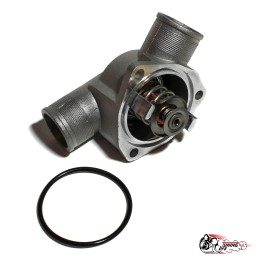 Термостат ВАЗ 2108-15 инж. с 2003 г.в сборе с нижней крышкой БелМаг