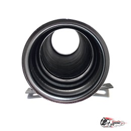 Холодный впуск гофрированный (хром)