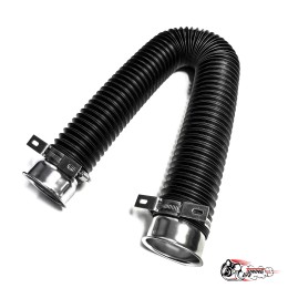 Холодный впуск гофрированный (хром)