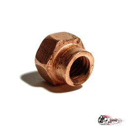 Гайка М8х1.25 для выхлопа (медная) 1шт