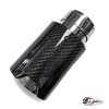 Насадка на глушитель "M Style" карбон (глянец, 63-89mm)