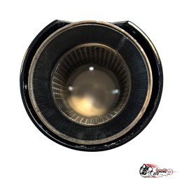 Насадка на глушитель "M Style" карбон (глянец, 63-89mm)