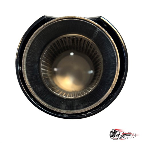 Насадка на глушитель "M Style" карбон (глянец, 63-89mm)