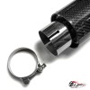 Насадка на глушитель "M Style" карбон (глянец, 63-89mm)