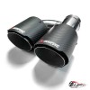Насадка на глушитель Akrapovic Style h (левая, мат, 2х89mm)