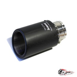 Насадка на глушитель Akrapovic Style V1 карбон (мат, 89mm)
