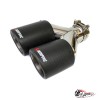 Насадка на глушитель карбоновая Akrapovic Style 90x2 мм правая