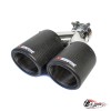 Насадка на глушитель карбоновая Akrapovic Style 90x2 мм правая