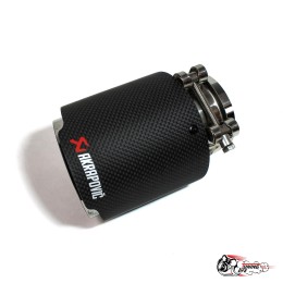 Насадка на глушитель Akrapovic Style V2 карбон (мат, 102mm)