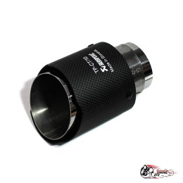 Насадка на глушитель Akrapovic Style V2 карбон (мат, 89mm)