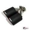 Насадка на глушитель Akrapovic Style V1 карбон (мат, 2х89mm)