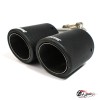 Насадка на глушитель Akrapovic Style V1 карбон (мат, 2х89mm)