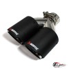 Насадка на глушитель Akrapovic Style V2 карбон (мат, 2х89mm)