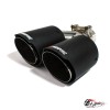 Насадка на глушитель Akrapovic Style V2 карбон (мат, 2х89mm)