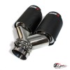 Насадка на глушитель Akrapovic Style V2 карбон (мат, 2х89mm)
