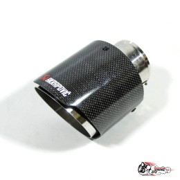 Насадка на глушитель Akrapovic Style V2 карбон (глянец, 102mm)