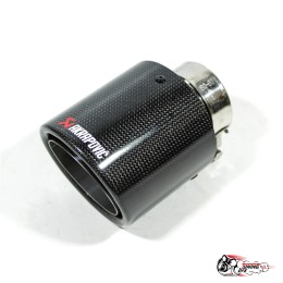 Насадка на глушитель Akrapovic Style V1 карбон (глянец, 102mm)