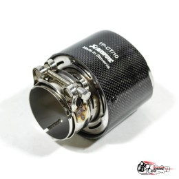 Насадка на глушитель Akrapovic Style V2 карбон (глянец, 102mm)