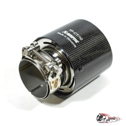 Насадка на глушитель Akrapovic Style V1 карбон (глянец, 102mm)