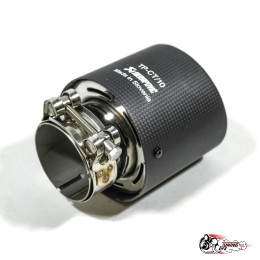 Насадка на глушитель Akrapovic Style V1 карбон (мат, 102mm)