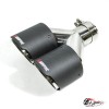 Насадка на глушитель Akrapovic Style V2 карбон (мат, 2х102mm)