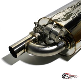 Глушитель (250мм) Borla с вакуумной заслонкой 51мм ПРАВАЯ